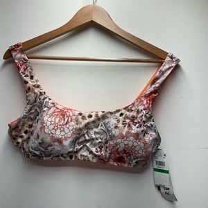 Soluna swimwear floral bikini top